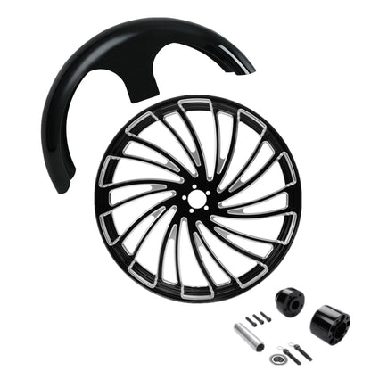 30" Front Wheel Rim for Harley Touring (2008–2025) Single Disc Hub Painted