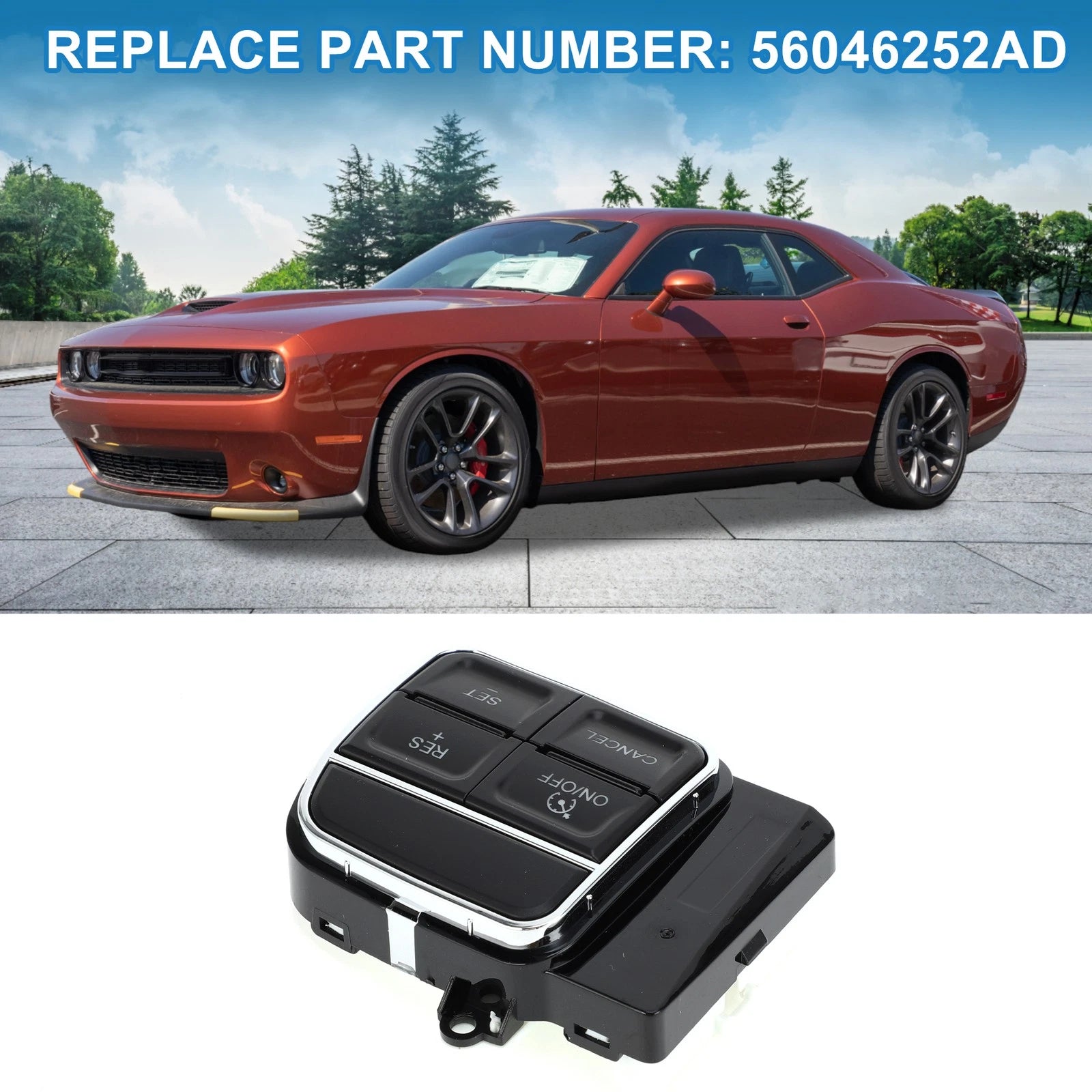 Steering Wheel Control Switch Replacement for Chrysler 200 (2011–2014)