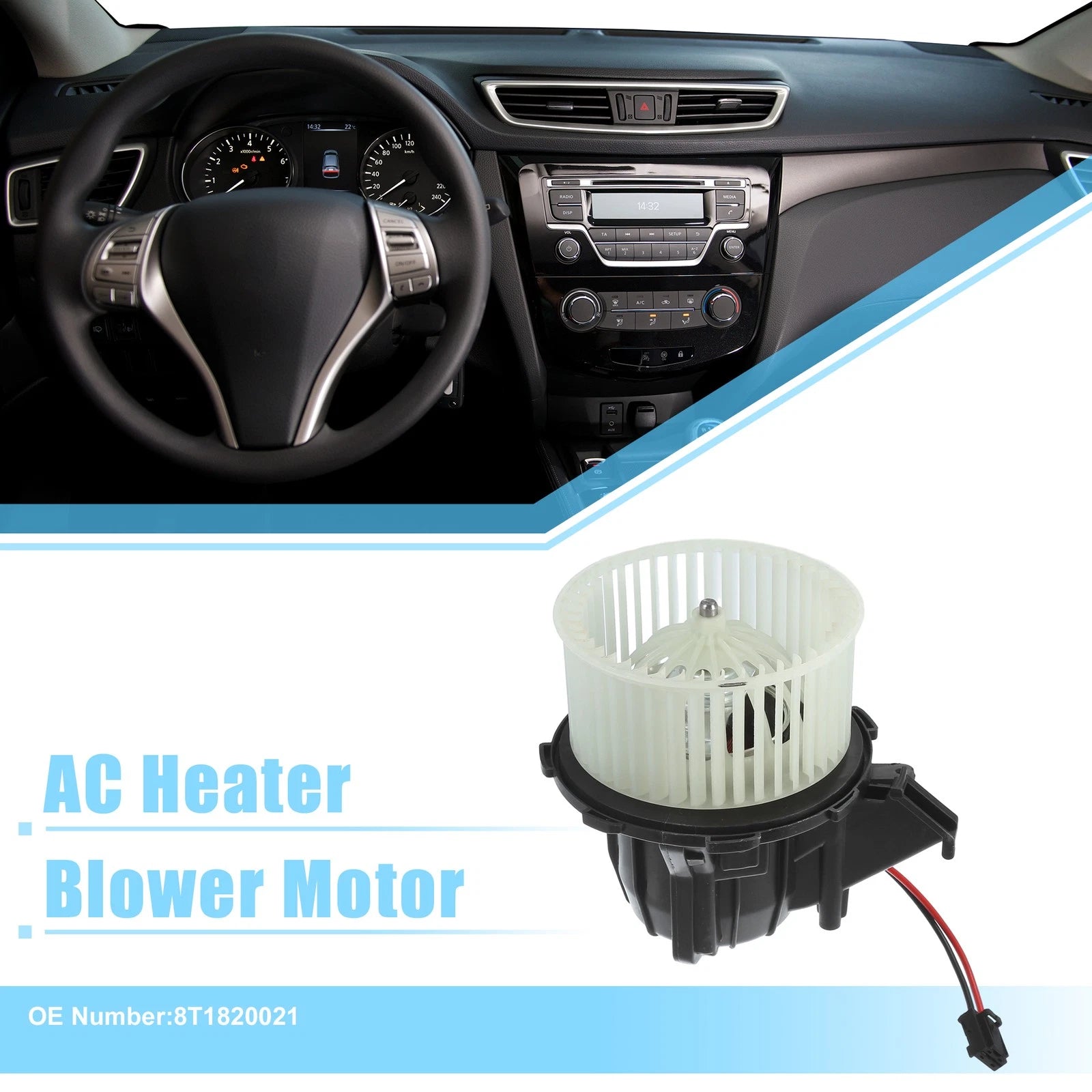 HVAC Heater Blower Motor Replacement for Audi S4 S5 (2013–2016)