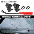Windshield Washer Nozzle Kit Front Pair for GMC Acadia (2011–2016)