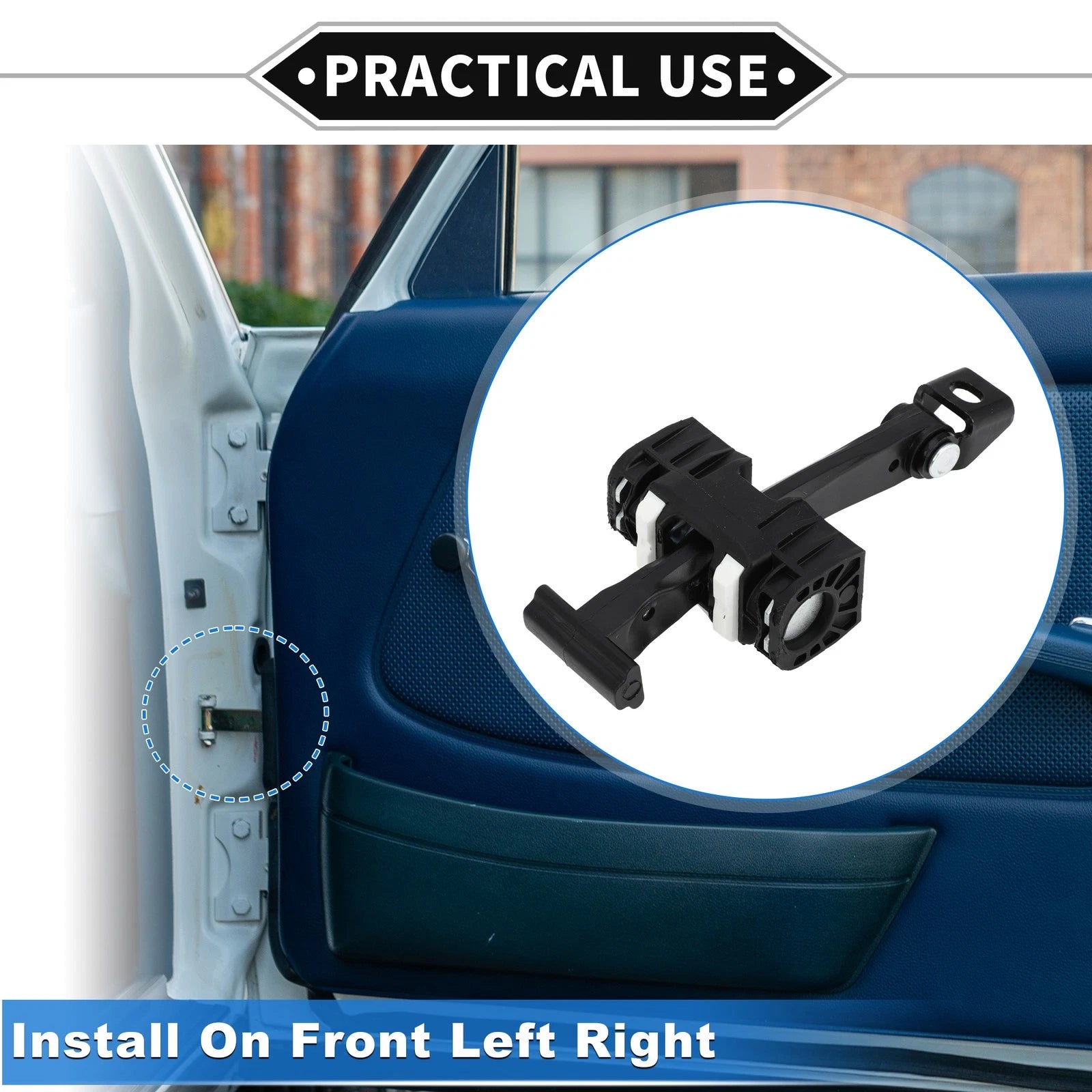 Front Left Right Door Check Strap Stopper Limiter for BMW (2000–2010)