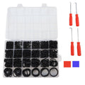 1020pcs Nitrile Rubber O Ring Assortment for Various Sealing Applications