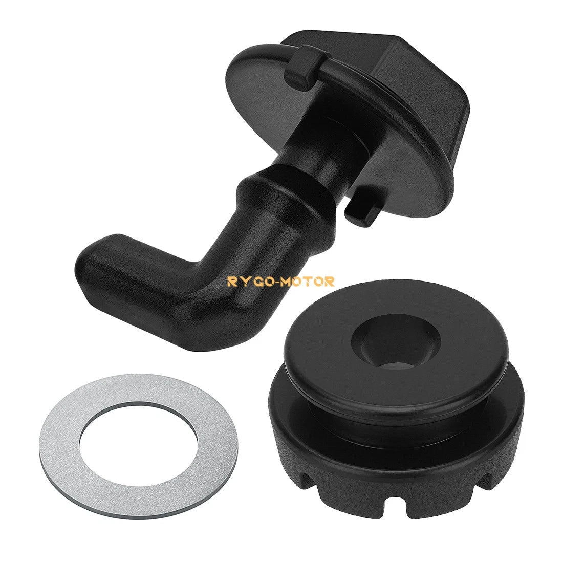1/4 Turn Hood Latch Set with Rubber Grommet & Washer for Polaris RZR 570 800 900 XP (2010–2021)