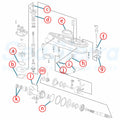Gearcase Seal Kit 5000309 for Evinrude Johnson Outboard Lower Units (N/A)
