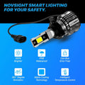 2X 9012 HIR2 LED Headlight Kit Bulb High/Low Beam White 6500K