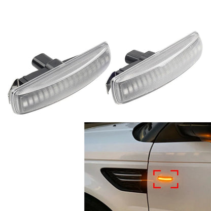 Amber LED Side Marker Lights for Range Rover Sport Discovery LR3 LR4 LR2 (2006–2013)