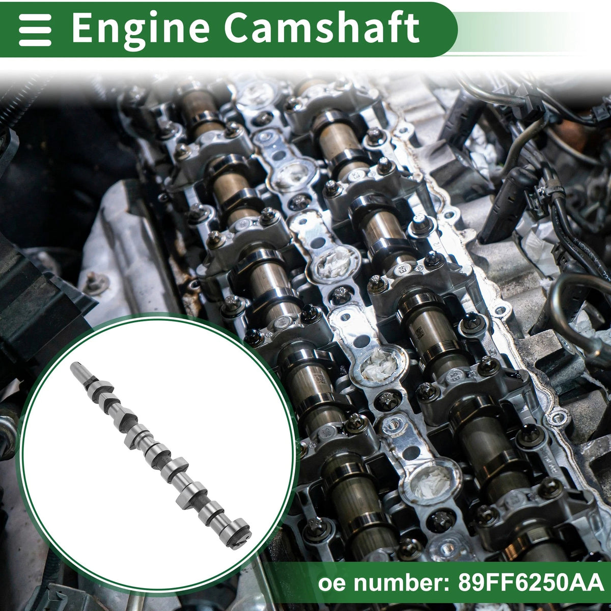 Camshaft for Ford Escort (1989–1993) No. 89FF6250AA 1 Pc