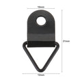 50Pcs Small Triangle Ring Picture Frames Hanging Photos Paintings Artwork Hooks