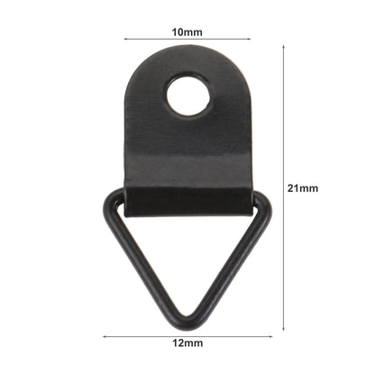 50Pcs Small Triangle Ring Picture Frames Hanging Photos Paintings Artwork Hooks