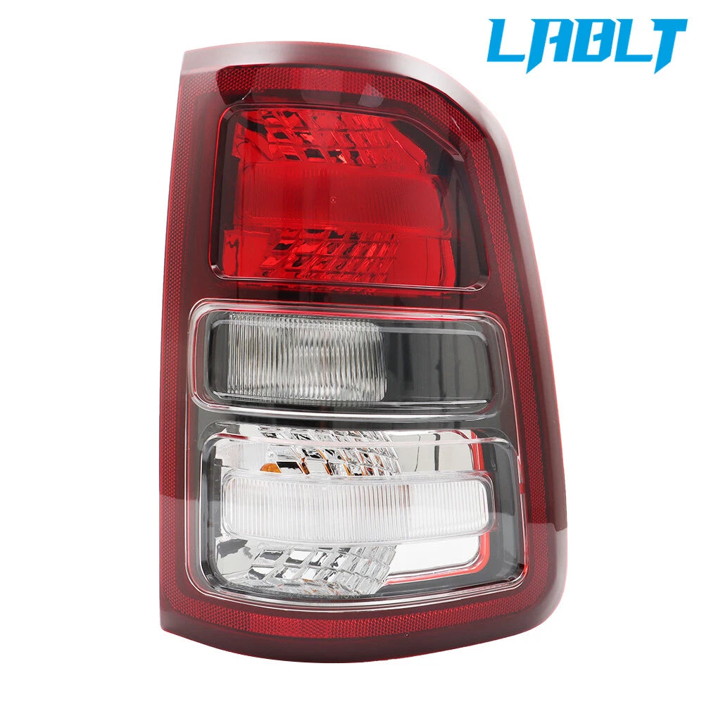 Right Side Tail Light for Ram 1500 (2019–2023) LABLT, Black Bezel, Incandescent