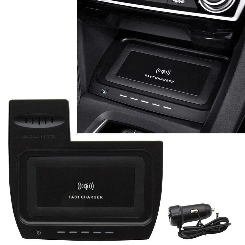 Wireless Charger Fast Charging Pad for Honda Civic (2016–2019)