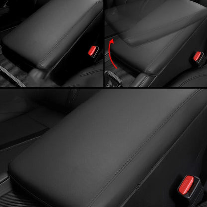 Armrest Center Cover for Nissan Maxima (2016–2021) - Black PU Leather