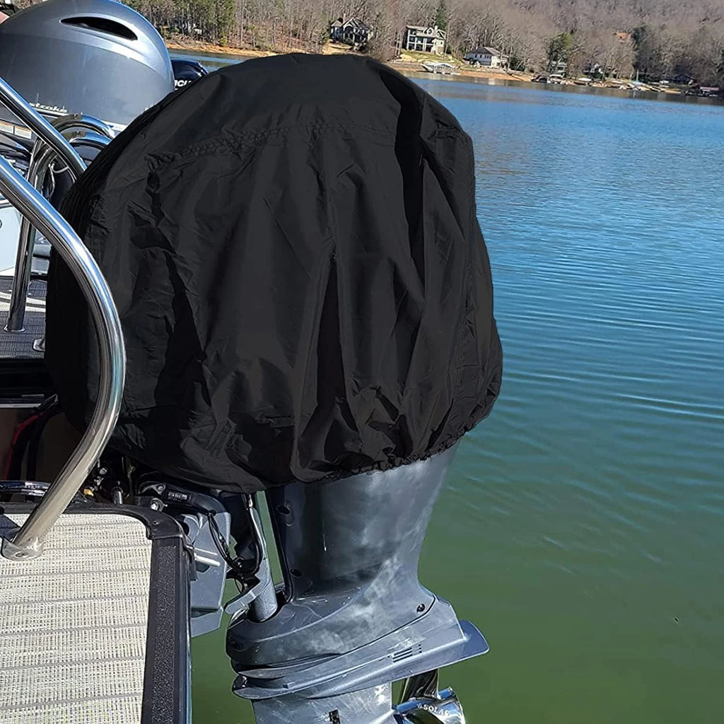 Outboard Motor Engine Cover for 15-30 HP (Universal) - Black