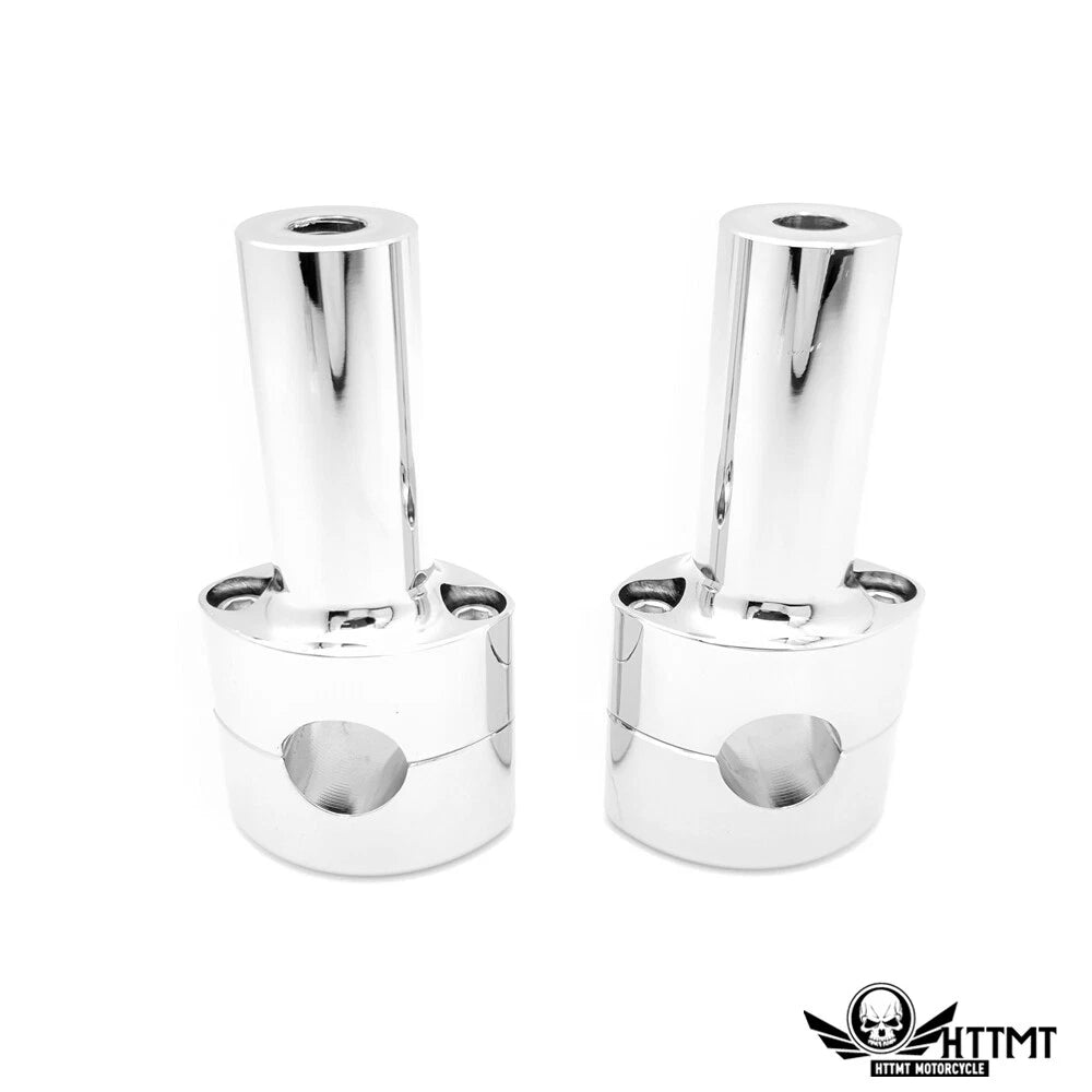 1" Mounting Handlebar Riser Clamp for Harley Bobber Chopper