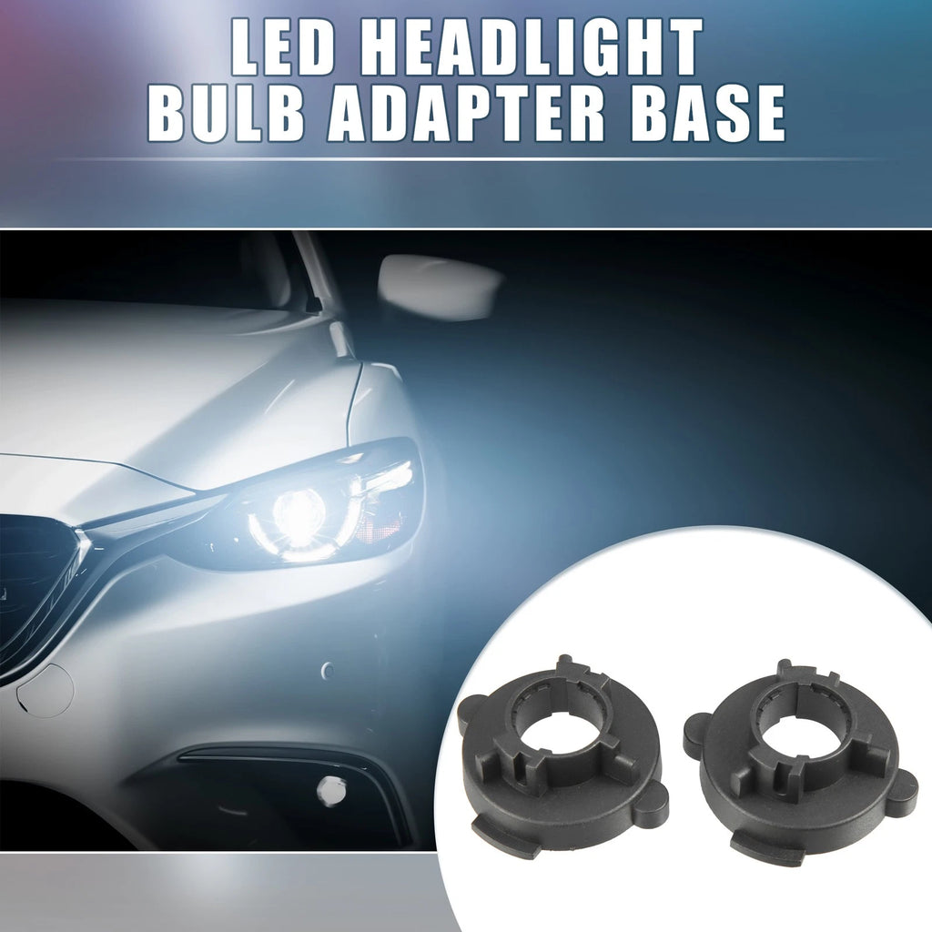 H7 LED Headlight Bulb Adapter Socket for Hyundai Elantra (Pack of 2)
