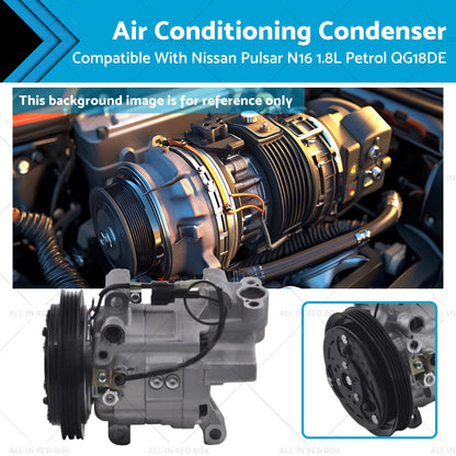 AC Compressor for Nissan Pulsar N16 (2000–2006) QG18DE