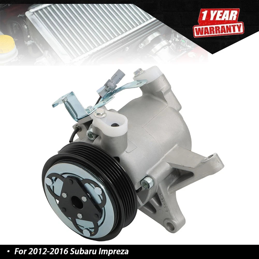 A/C Compressor & Clutch for Subaru Impreza (2012–2016), Forester (2014–2018) 7512979