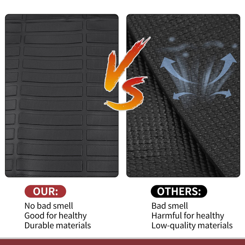 Cargo Liner Rear Trunk Mat for Honda Civic Si (2016–2021) TPE Long Grid Pattern
