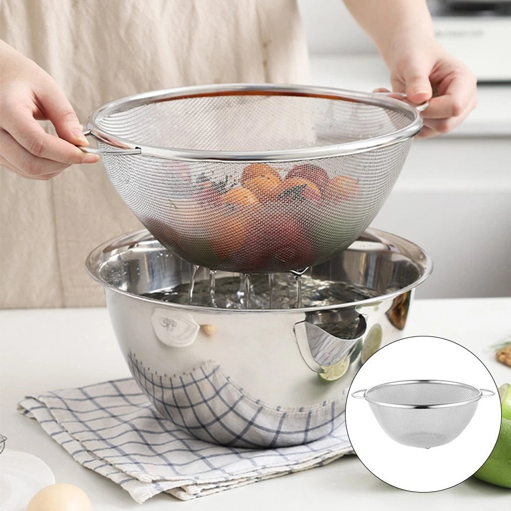 304 Stainless Steel Colander for Fruits & Vegetables