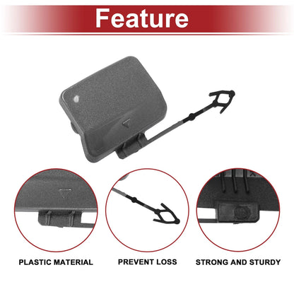Tow Hook Cover Cap for BMW X5 E70 (2011–2013) No. 51127271815 Gray