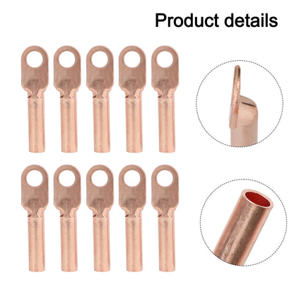10PCS Red Copper Wire Crimp Connectors for Automotive Wiring