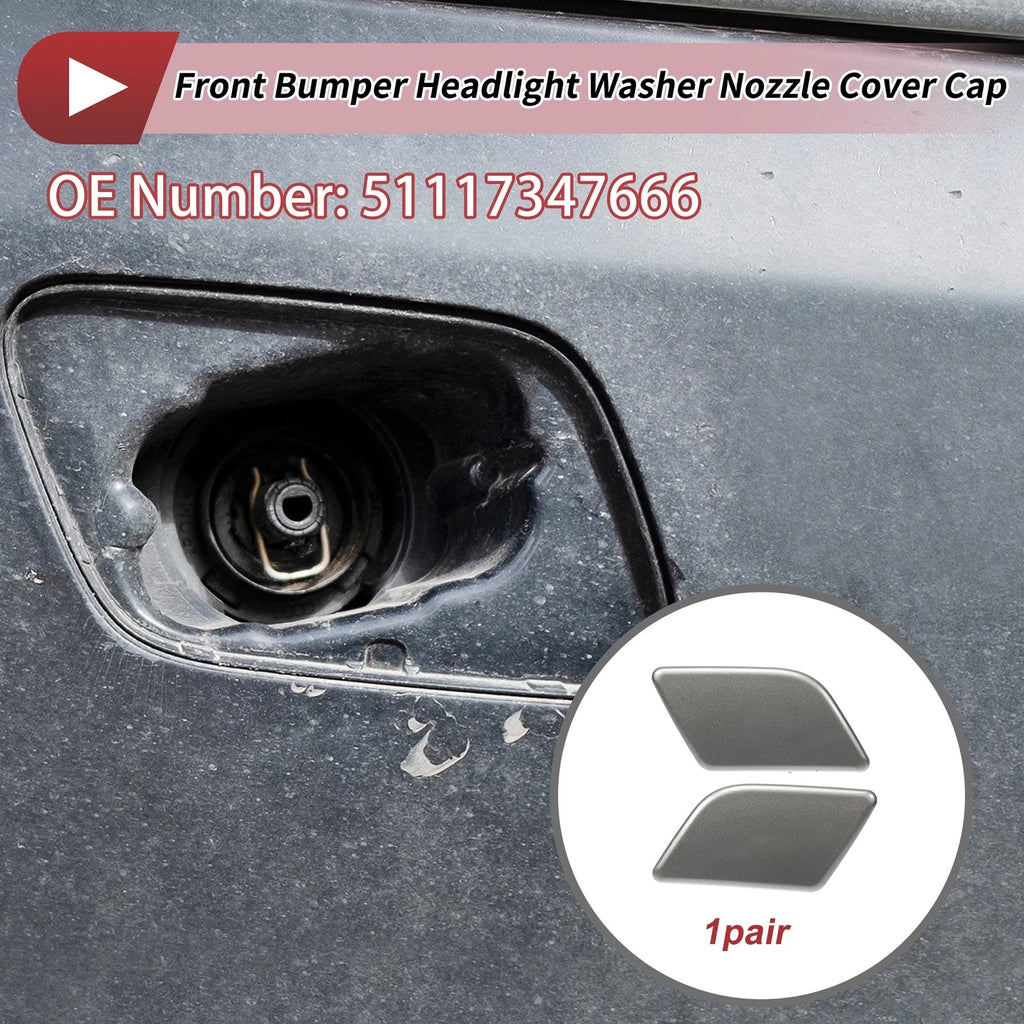 Washer Nozzle Cover Cap Front Left Right for BMW X1 (2016–2022)