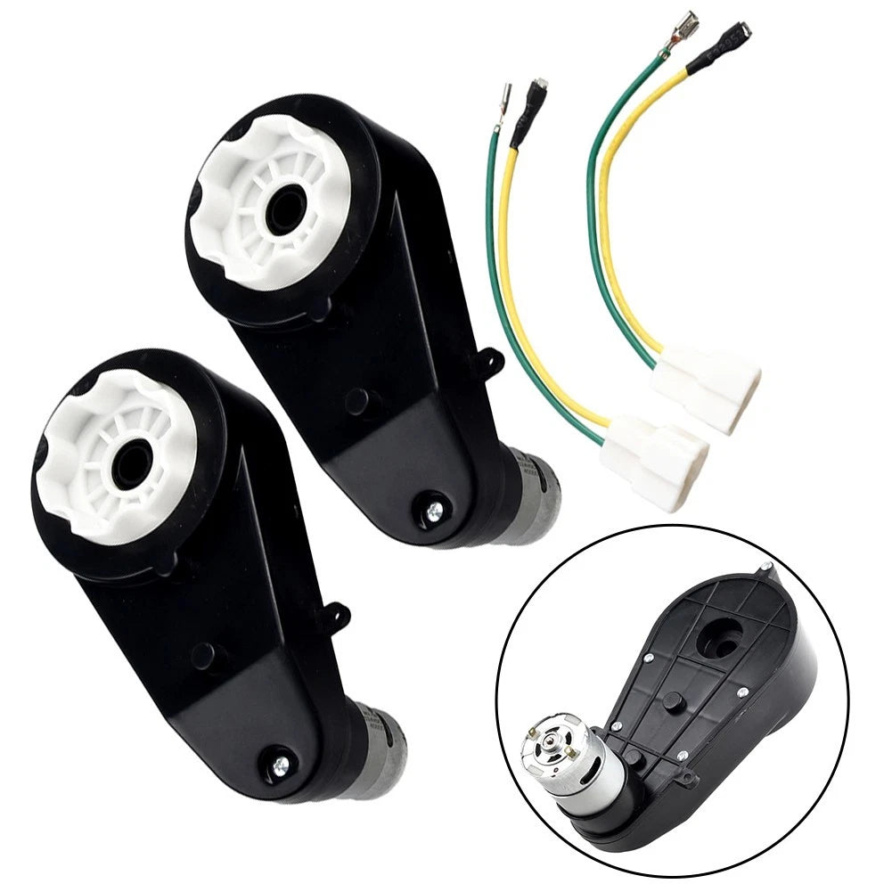 2X 24V RS555 Motor Gearbox 40000RPM for Various Applications (185mm)