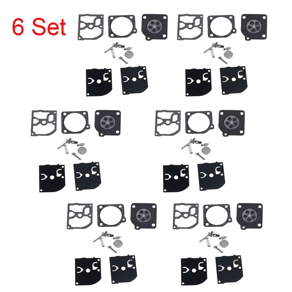 6X Carburetor Kit Rebuild Gasket for Poulan Weedeater McCulloch ZAMA RB-39