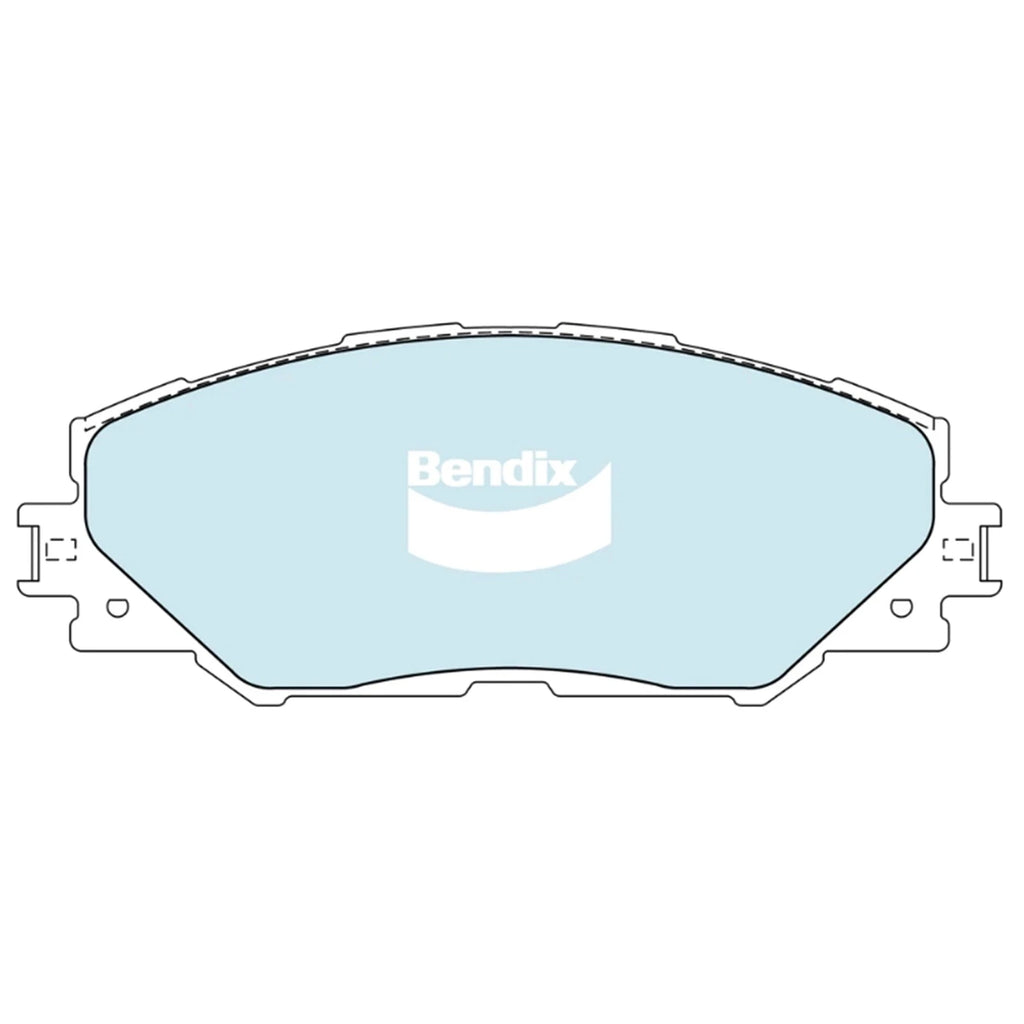 Front Disc Brake Rotors & Bendix GCT Pads for RAV4 (2005–2019)