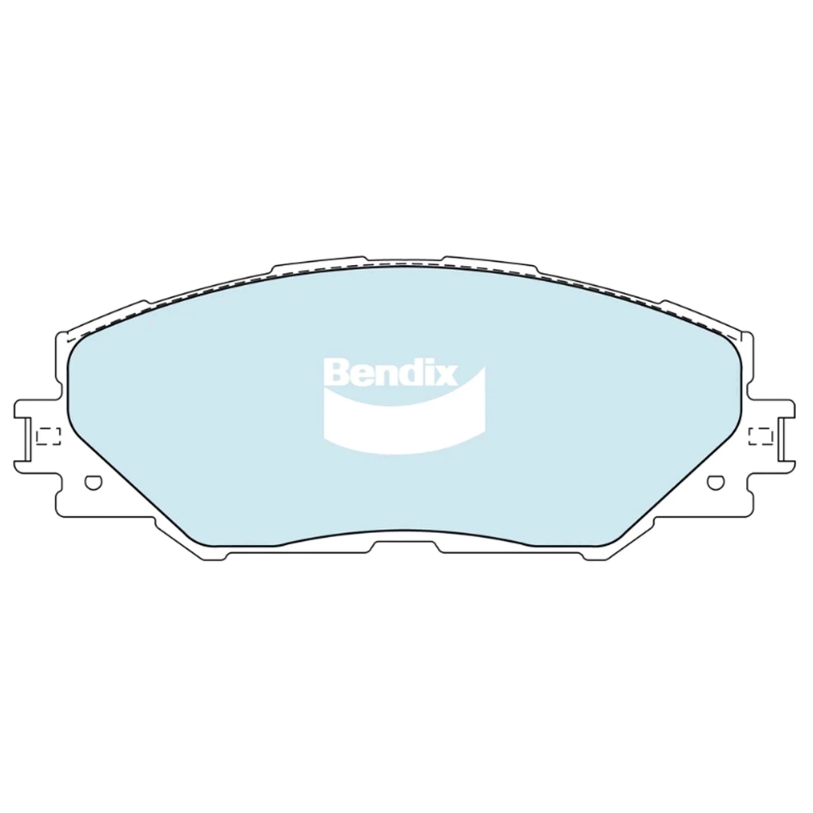 Front Disc Brake Rotors & Bendix GCT Pads for RAV4 (2005–2019)