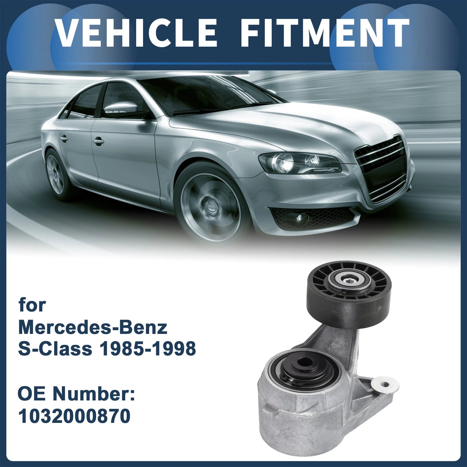Belt Tensioner Replacement for Mercedes-Benz 190E W201 (1987–1993)