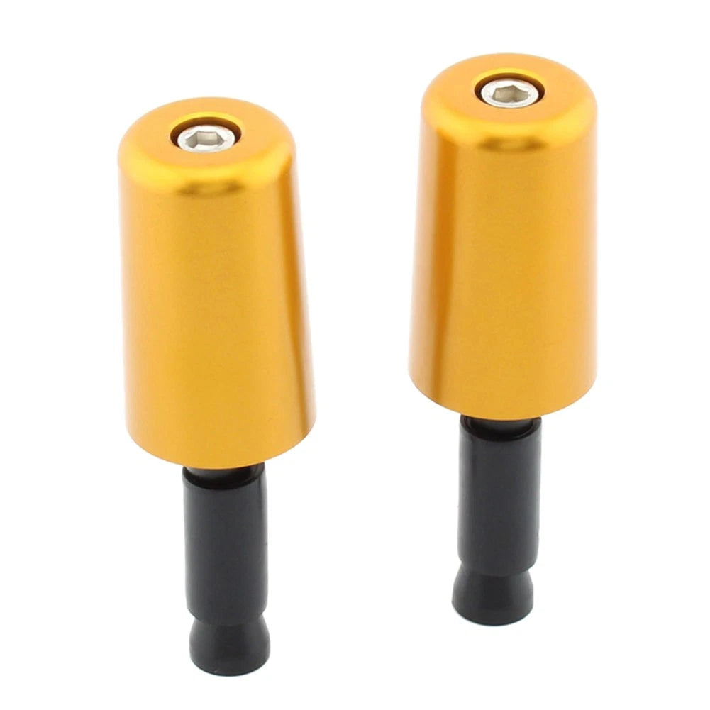 2X Handlebar Grips for Universal Motorcycle (50.8mm) - Gold