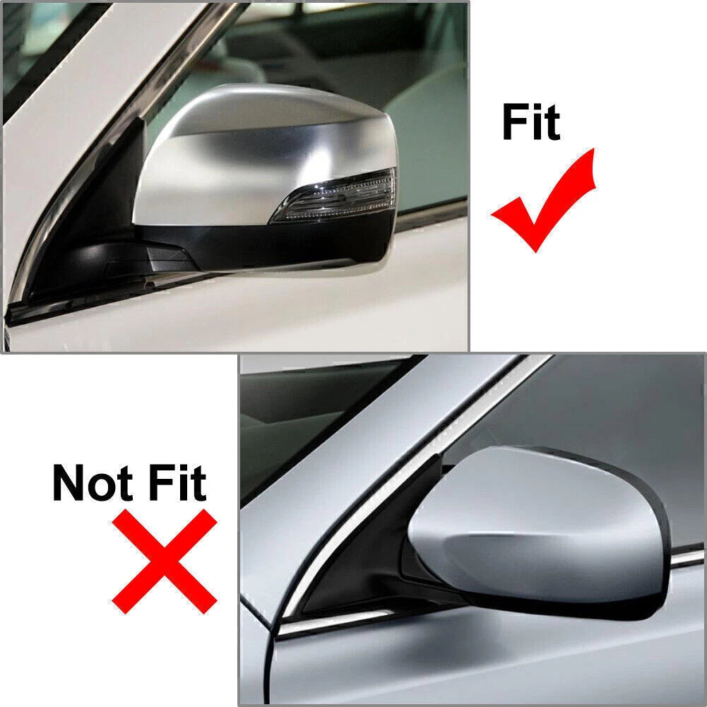 2X Front Side Rear View Mirror Cover Cap Trim for Subaru Forester (2014–2018)