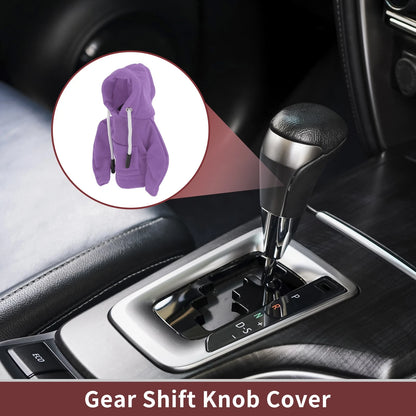 Hoodie Style Manual Gear Shift Knob Cover for Universal Fit (1 Pc)