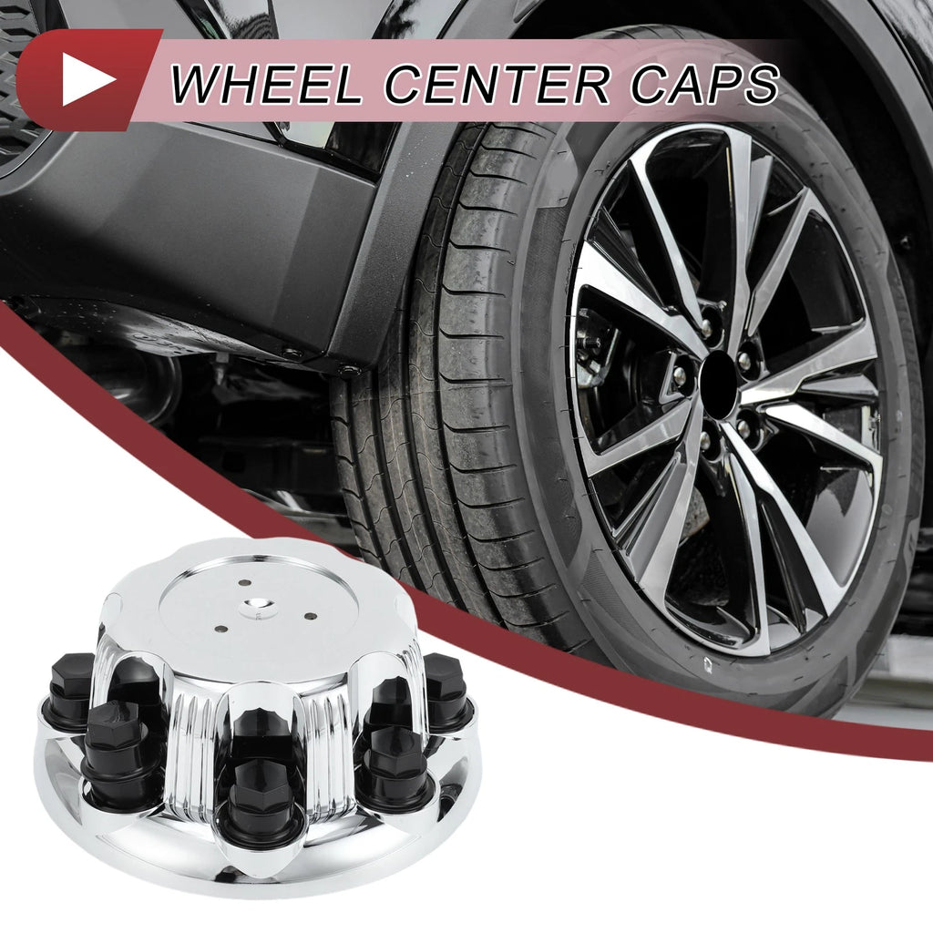 Wheel Center Caps Replacement for Chevrolet Silverado 2500 Chrome 1 Pair (2007–2019)