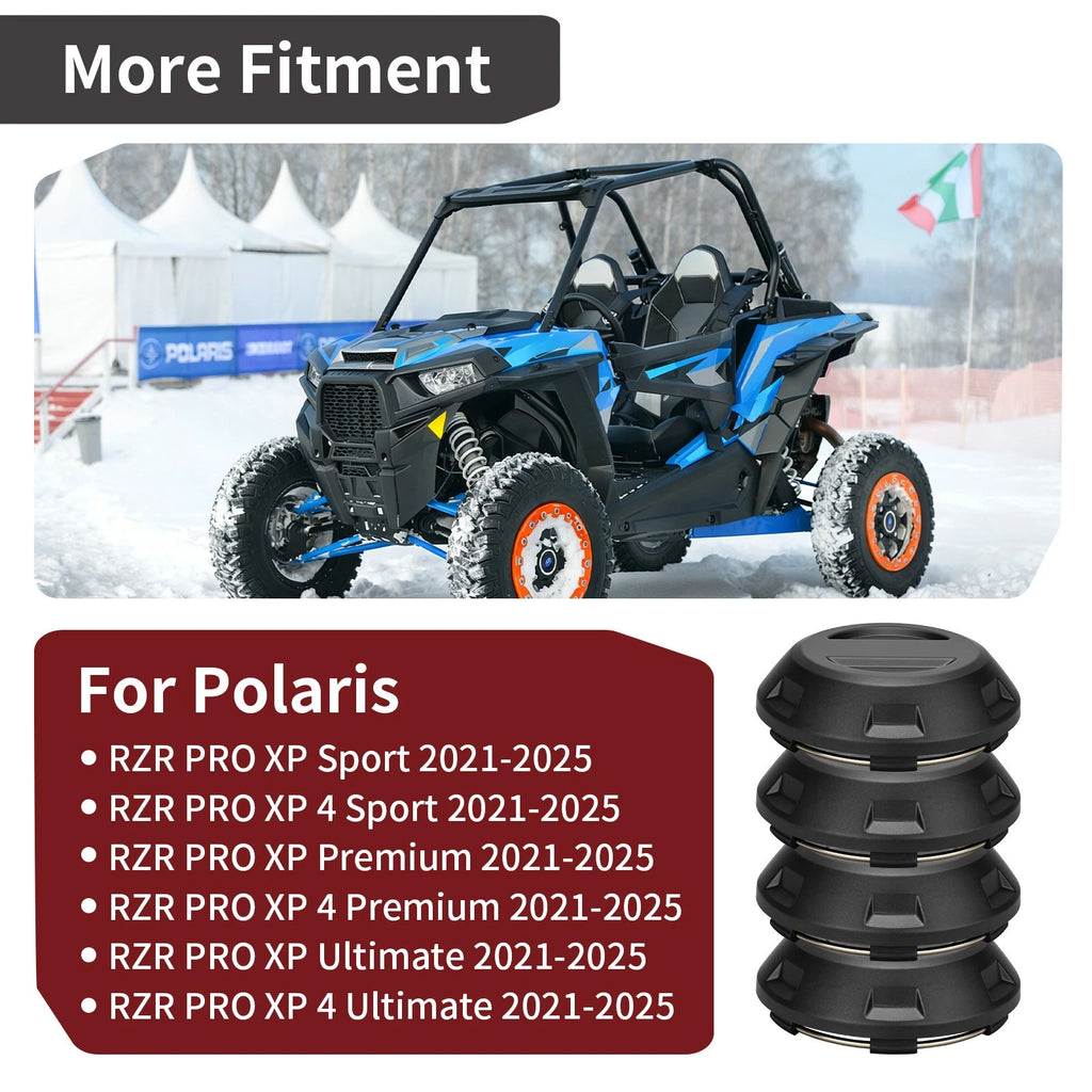 Set of 4 Wheel Center Hub Caps for Polaris RZR Pro XP / XP 4 (2021–2025) 1524032