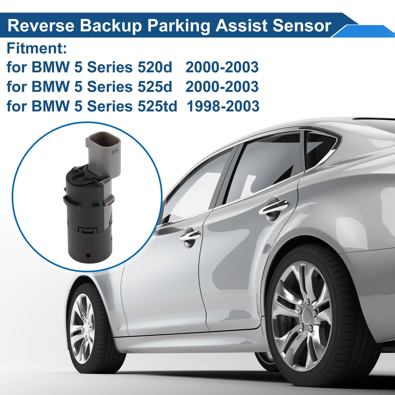 Reverse Backup Parking Sensor for BMW 5 Series 520d (2000–2003) No.66206989169