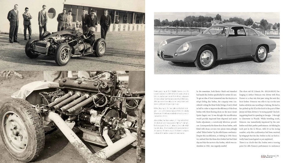 TZ Alfa Romeo TZ TZ2 Book Born To Win De Prato