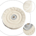Cotton Buff Wheel 5" for Grinder (125mm Outer Dia, 10mm Inner Hole)