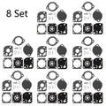 Set of 8 Carburetor Gasket Repair Kit for Stihl BR500 BR550 BR600 (RB-114 RB-132)