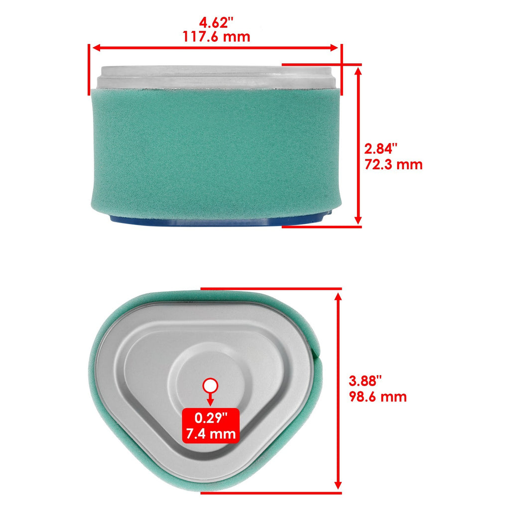 Air and Oil Filter Kit Replacement for John Deere LT133 LT150 (2004–2006)