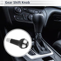 Automatic Shift Knob for FIAT 500 (2012–2017) Plastic Black Chrome Silver Tone
