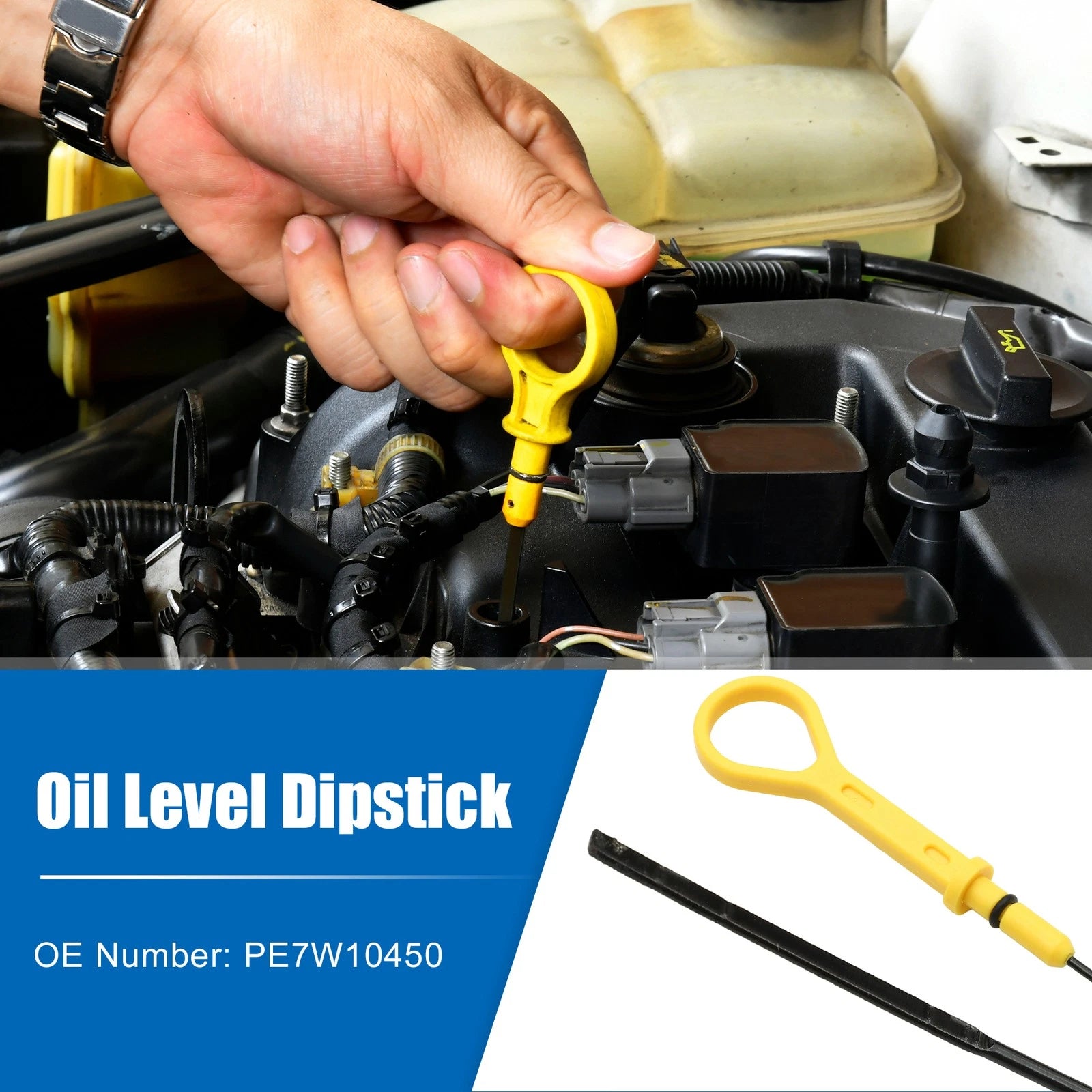 Engine Oil Dipstick for Mazda 626 LX 2.0L L4 (2000–2002) Replacement