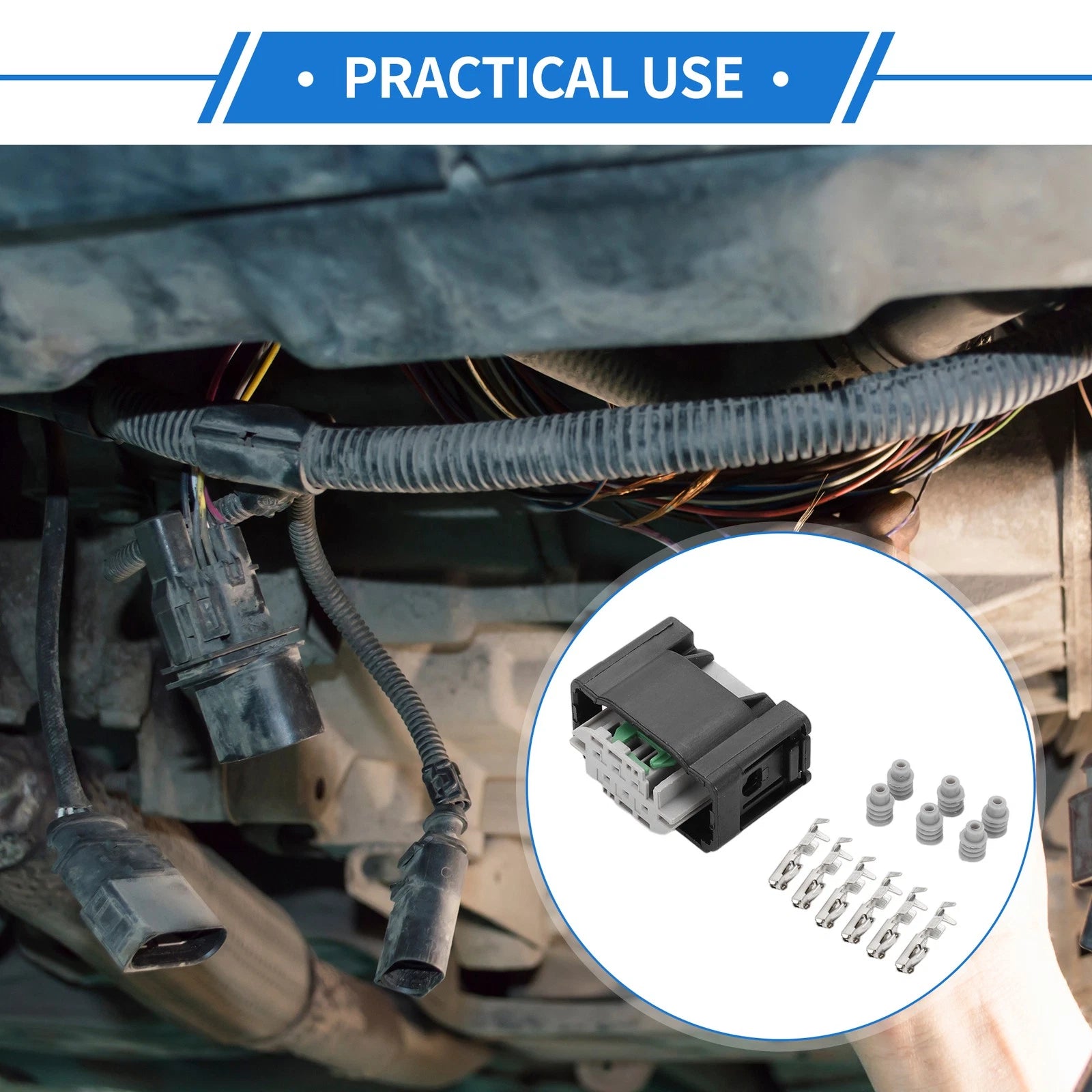 Throttle Connector Plug 6 Pin Replacement for BMW Mercedes-Benz (2010–2020)