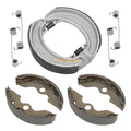 Front & Rear Brake Shoes with Springs for Honda Fourtrax 300 TRX300 (1988–2000)