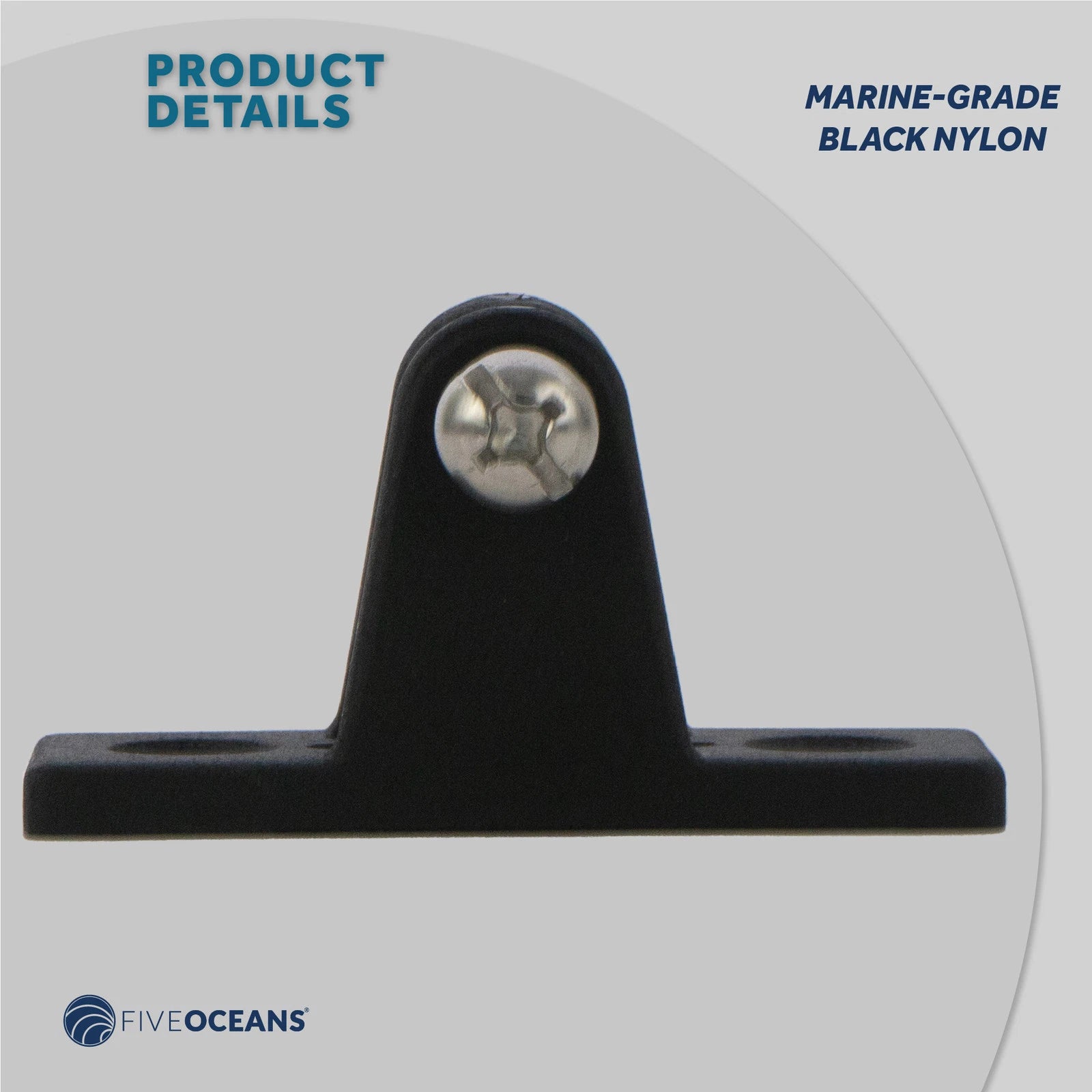Bimini Top Hardware 90 Degree Deck Hinge with Screw Pin for Boat