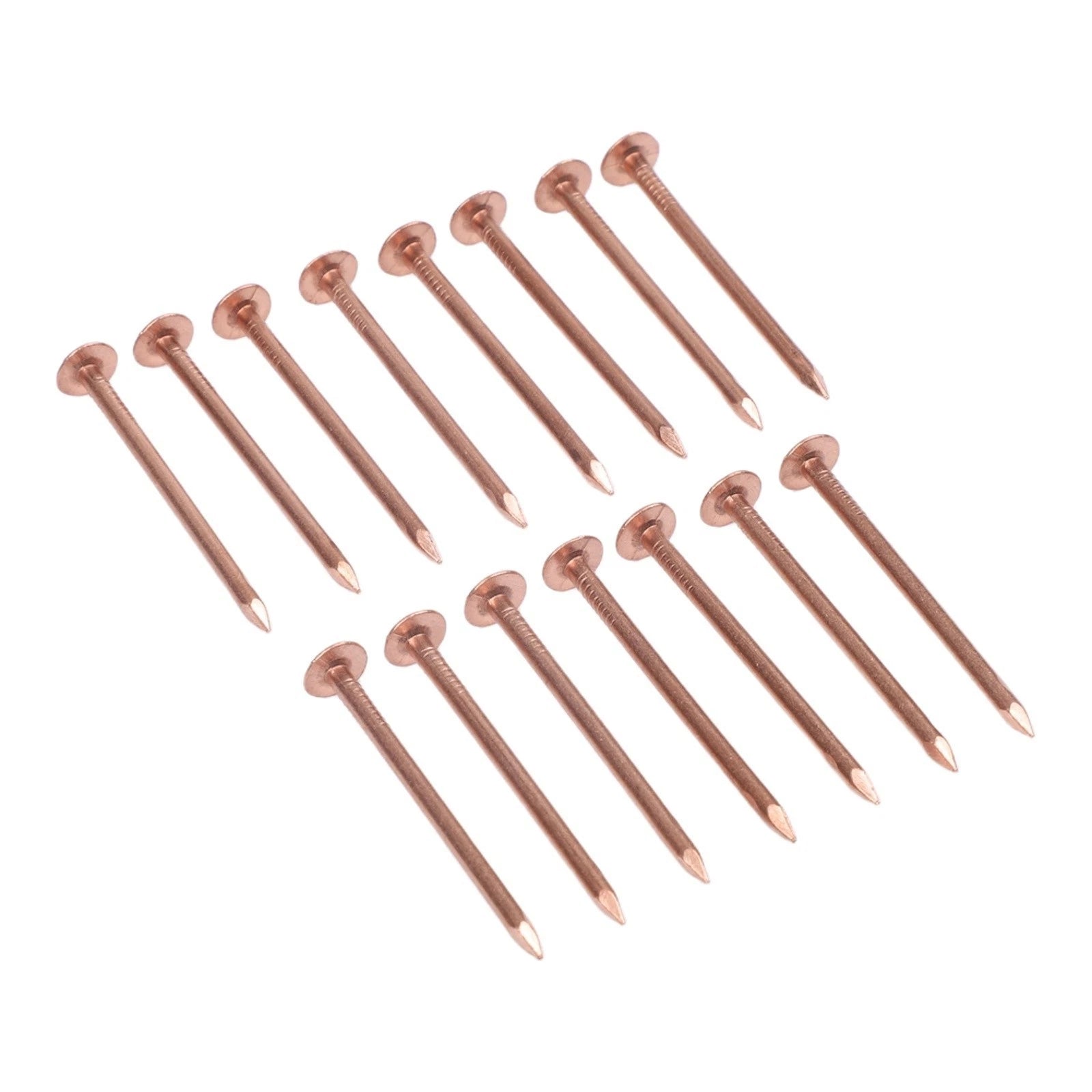 2 Inch Copper Nails for Tree Stump Removal (No specific make/model)