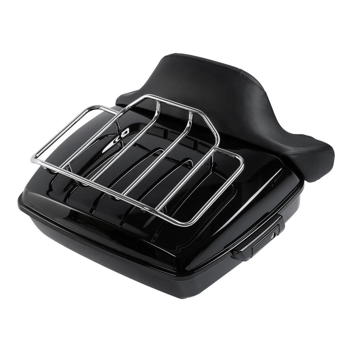 Chopped Trunk Backrest Luggage Rack for Harley Touring Road King (2014–2026)