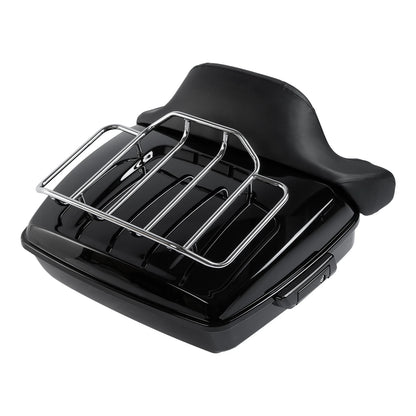 Chopped Trunk Backrest Luggage Rack for Harley Touring Road King (2014–2026)