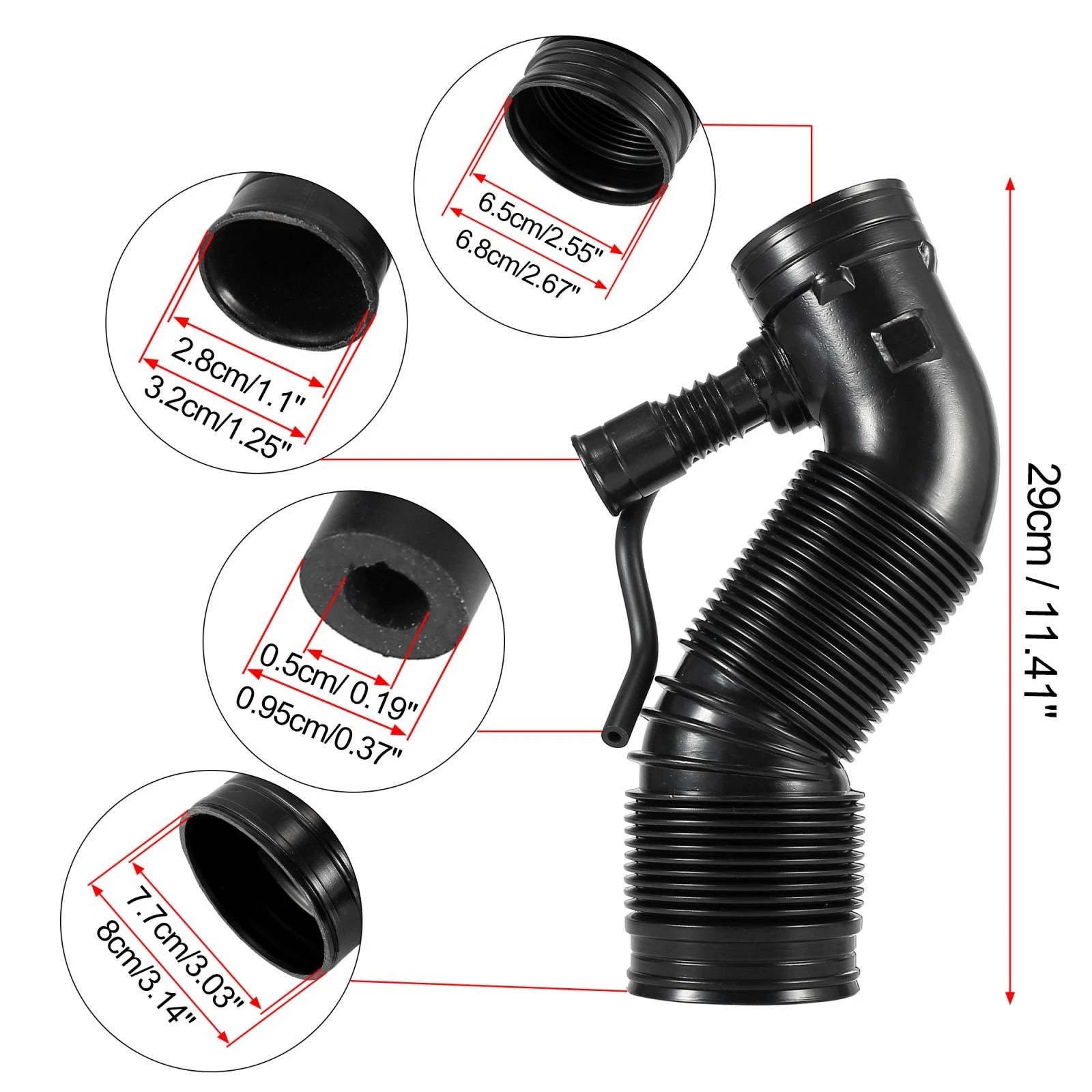 Air Intake Hose Tube Replacement for VW Golf Audi (2000–2014)